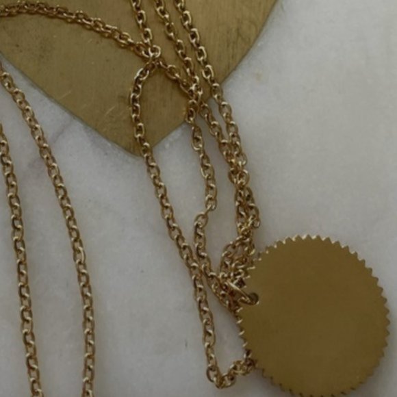 Free People Sun 🌞 Stainless Steel Gold Necklace - Picture 5 of 5